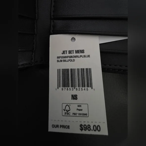 Michael Kors Jet Set Admiral Blue Wallet. Bi-fold. 6 card slots. Brand New. - Picture 4 of 5